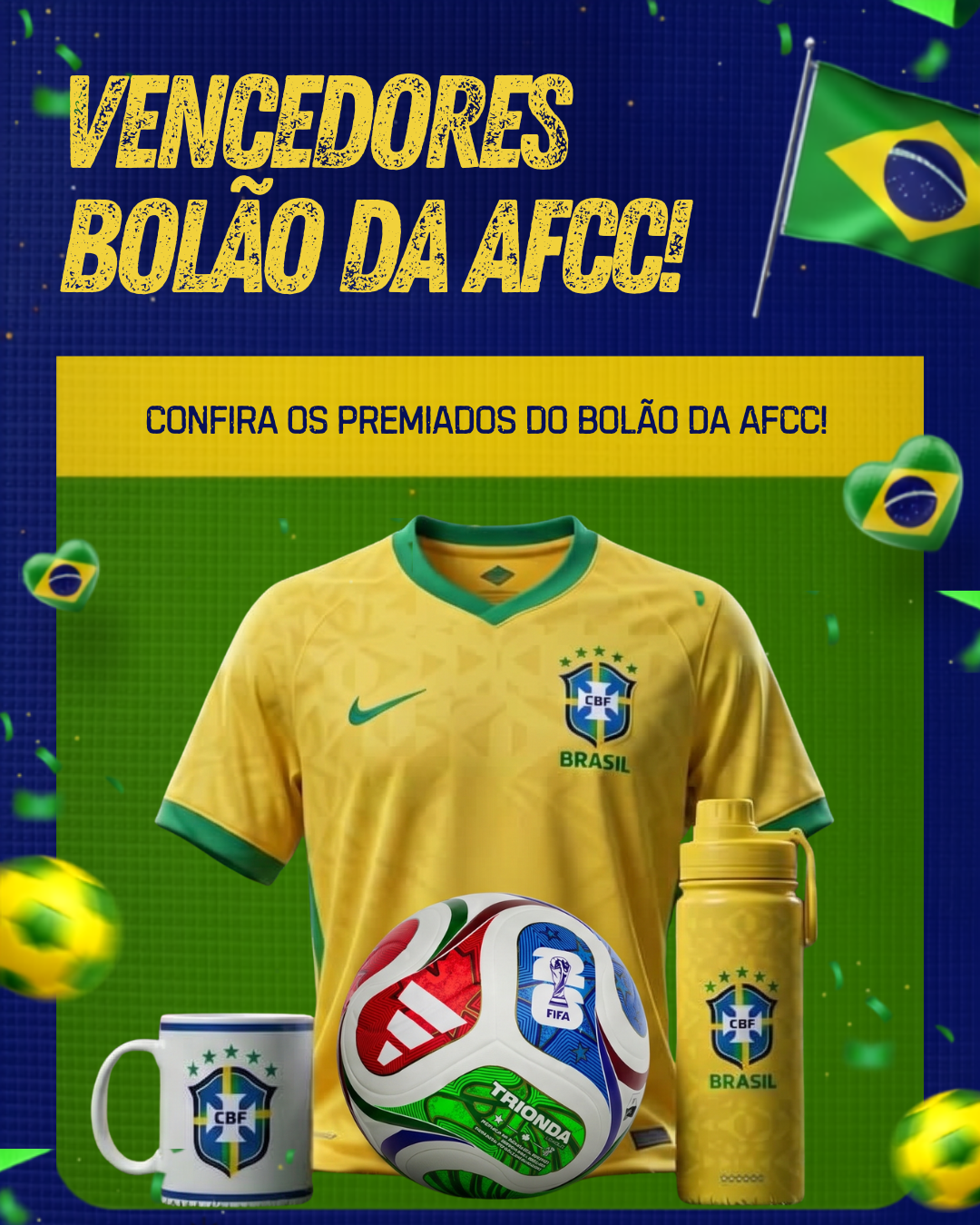 Vencedores do Bolão da AFCC